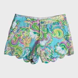Lilly Pulitzer Buttercup Shorts in Double Trouble Print